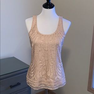 Express Lace Overlay Tank
